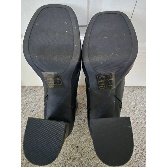 Natrix Chunky Heel Platform Ankle Boots Size 10 Sold By Sourpuss - Picture 9 of 11